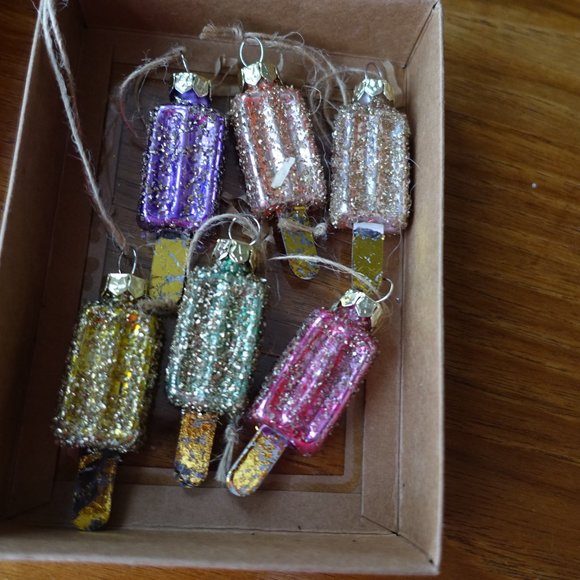 Glitterville Studios Mini Popsicle Ornaments (Boxed Set of 6) - Picture 6 of 16